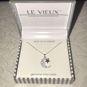 Swarovski Jewelry - Genuine Marcasite Necklace Swarovski Jewelry - Genuine Marcasite Necklace